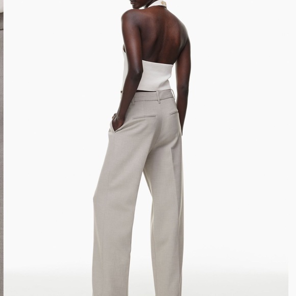 Aritzia- Effortless Pant-Heather Ashen-6 - Picture 2 of 4